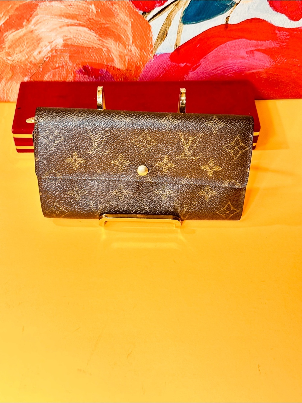 Louis Vuitton Monogram Canvas Brown Wallet Clutch - Picture 4 of 13